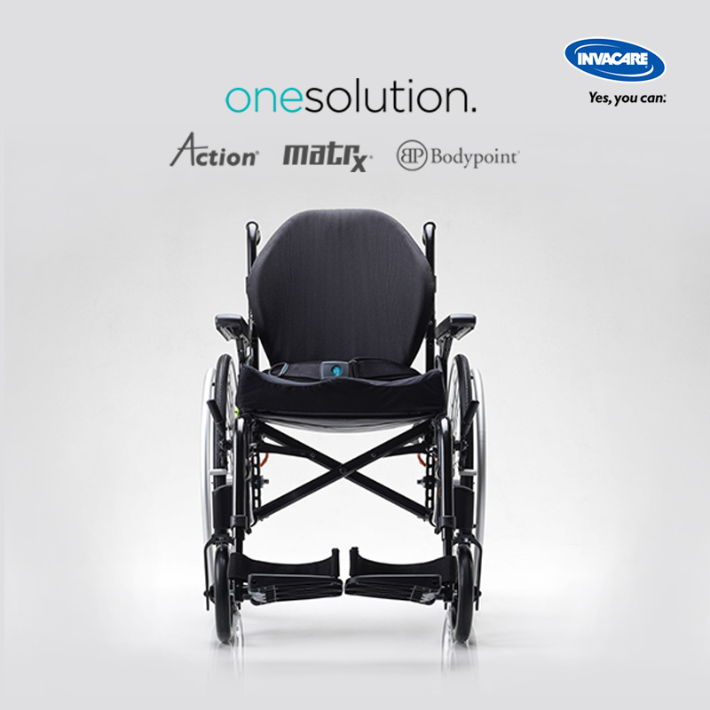 Invacare one solution wheelchair and seating in one delivery