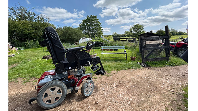 Invacare donates Storm 4 to Beckside Care Farm full article