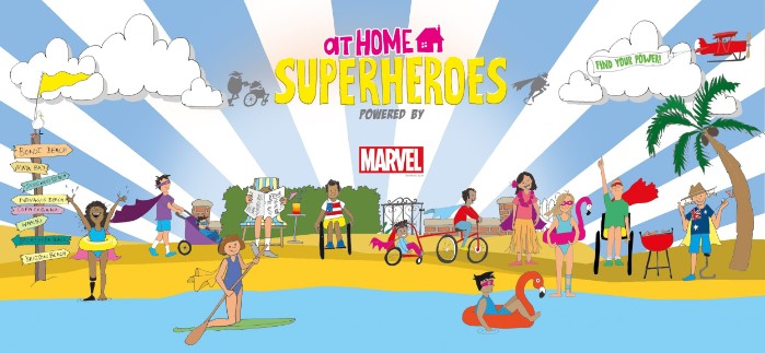 At Home superhero series powered by Marvel