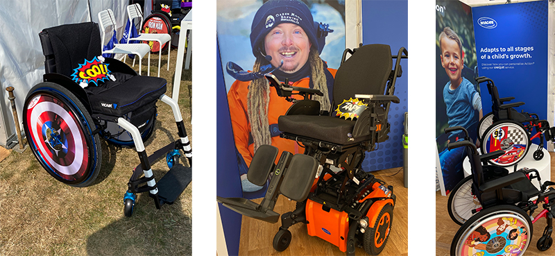 Invacare products at Superhero Tri powered by Marvel