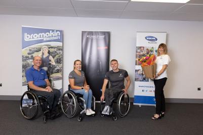 Invacare sponsors Hannah Cockroft and Nathan Maguire with active wheelchairs