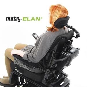 Invacare Matrx Elan headrest precision adjustability