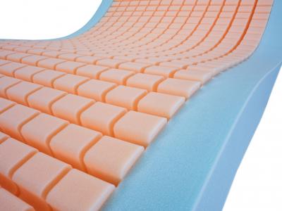 Castellated foam insterts