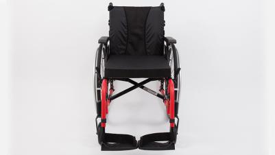 Manual wheelchair Invacare Action 3 NG light black mesh bimaterial back upholstery