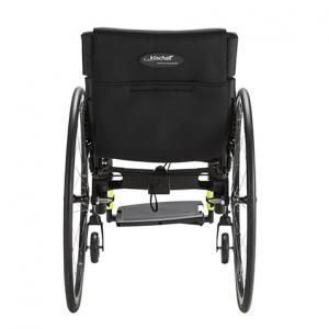 Manual wheelchair Küschall Champion yellow frame folded