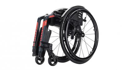 Manual wheelchair Küschall Champion black and red frame