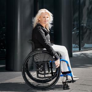 Manual wheelchair Küschall compact 2.0 blue frame