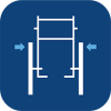 Driving unit width